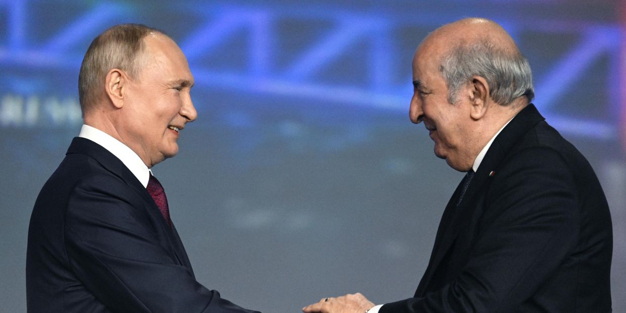ПМЭФ-2023. Президент РФ В. Путин на пленарном заседании