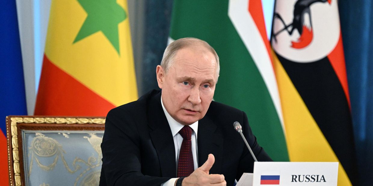 Президент РФ В. Путин принял лидеров ряда африканских государств