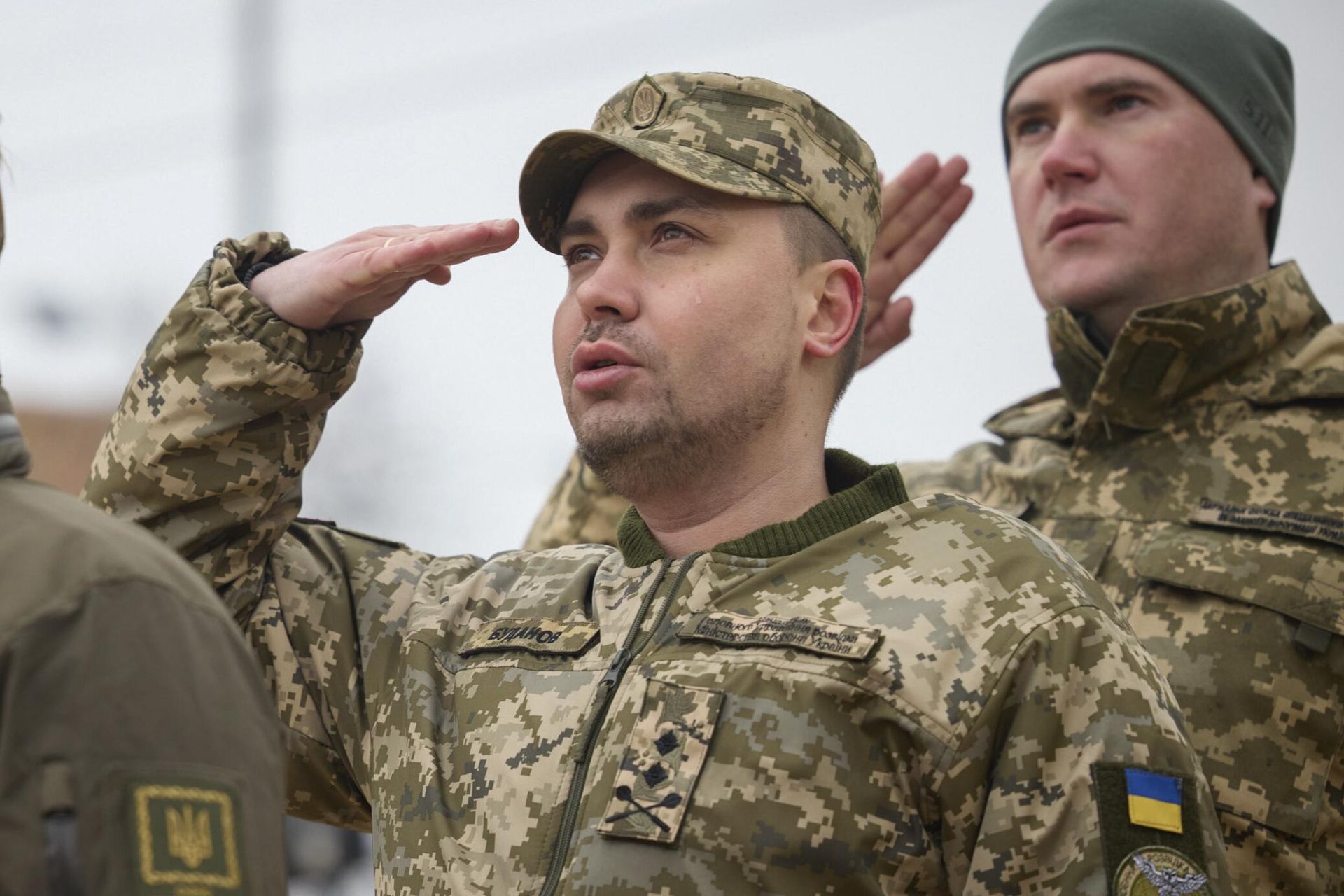 Генерал-майор Кирилл Буданов, начальник Главного управления разведки Министерства обороны Украины (в центре), присутствует на памятном мероприятии по случаю годовщины конфликта между Россией и Украиной в Киеве, Украина, пятница, 24 февраля 2023 года. - ИноСМИ, 1920, 28.05.2026