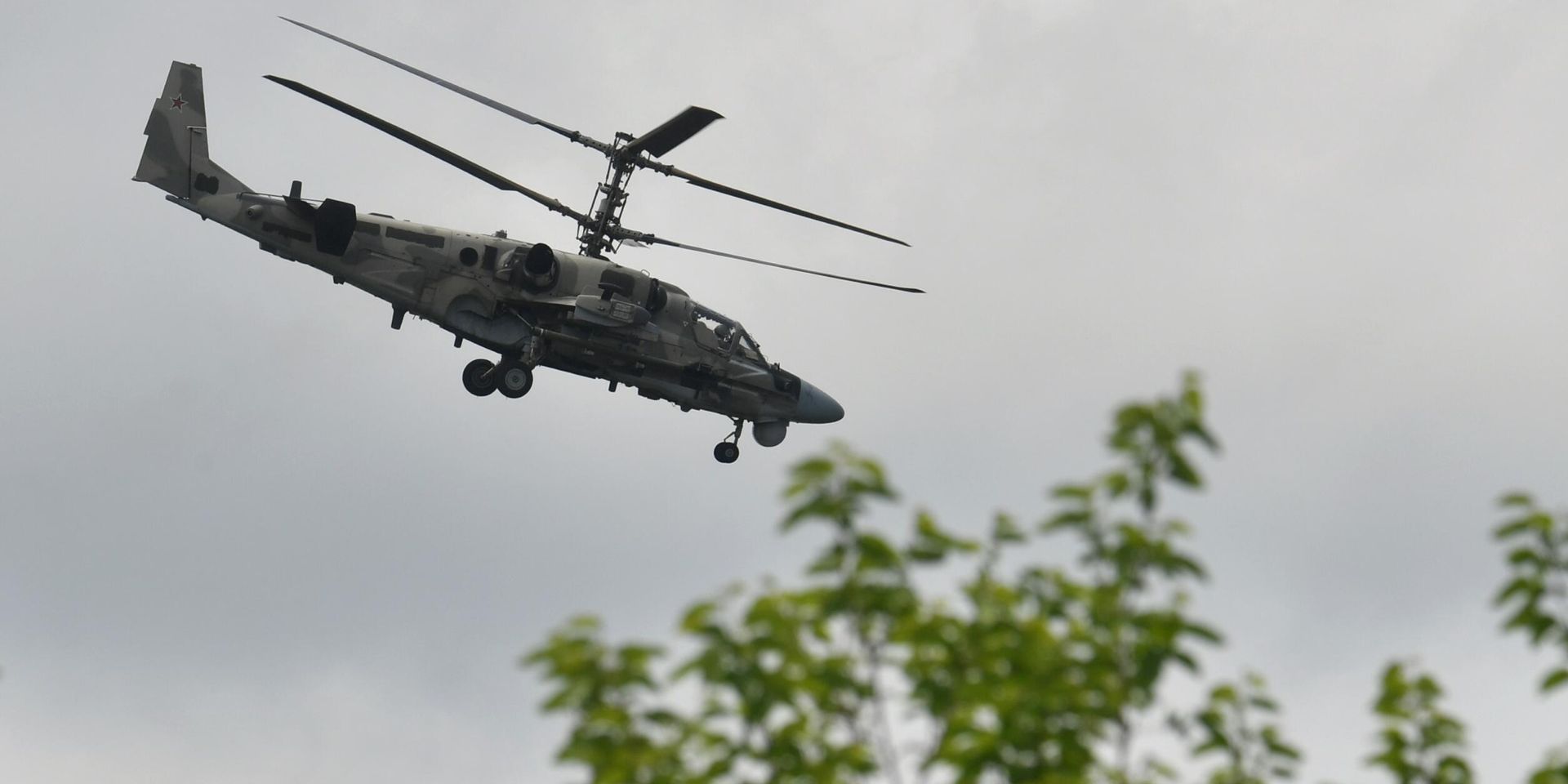 Работа вертолета Ка-52 группировки Юг на Артемовском направлении СВО - ИноСМИ, 1920, 30.06.2023