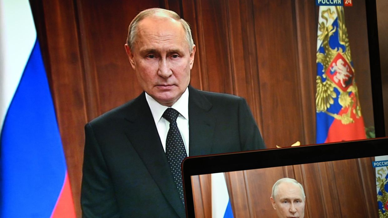 Обращение президента РФ В. Путина к гражданам России