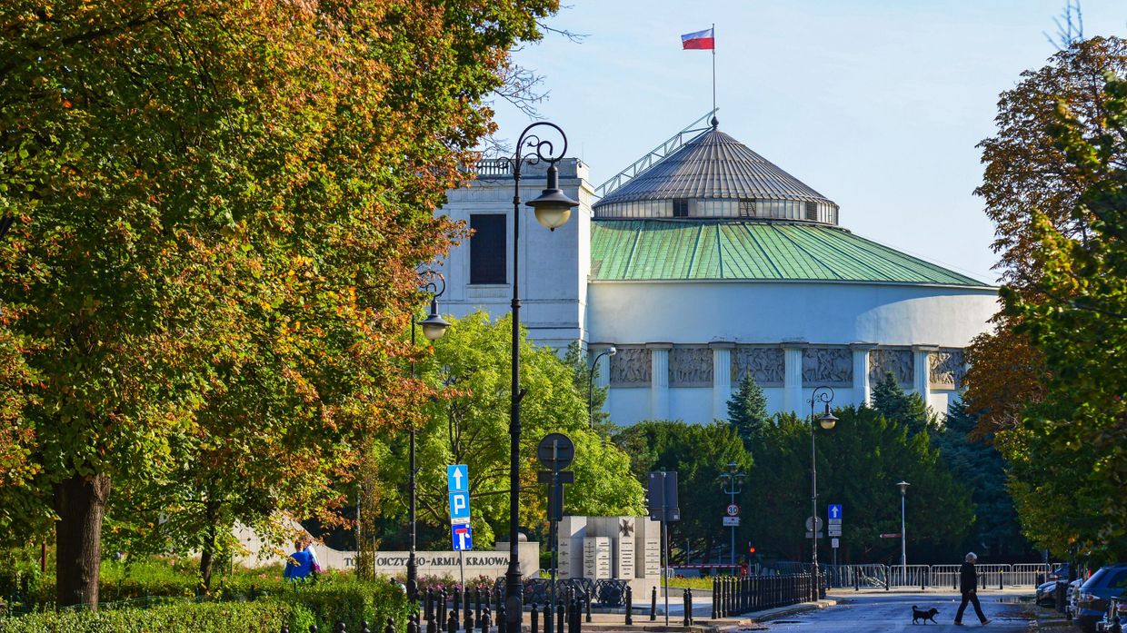 Здание парламента Польши в Варшаве