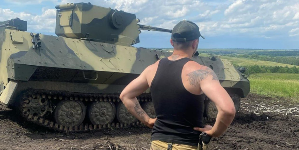 Украинская самодельная БМП МТ-ЛБ-БМ-7