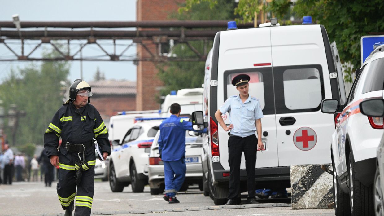 Взрыв на территории Загорского оптико-механического завода в Сергиевом Посаде