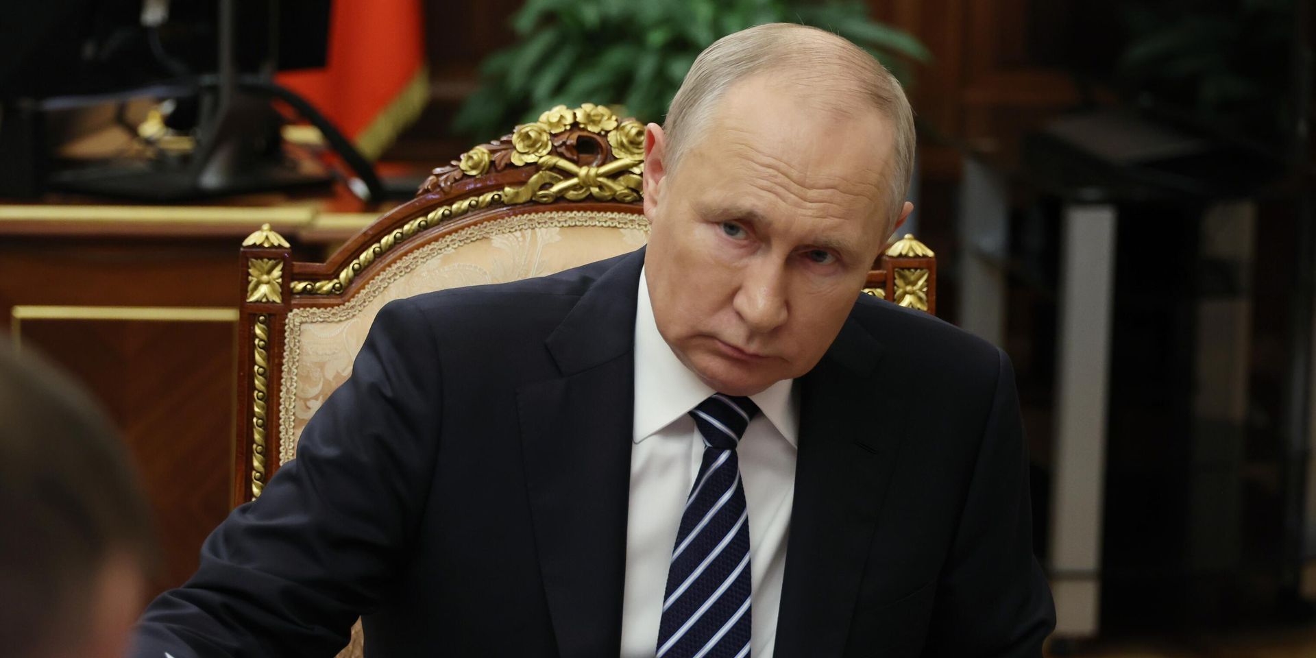 Встреча президента РФ В. Путина и врио губернатор Омской области В. Хоценко - ИноСМИ, 1920, 26.10.2023