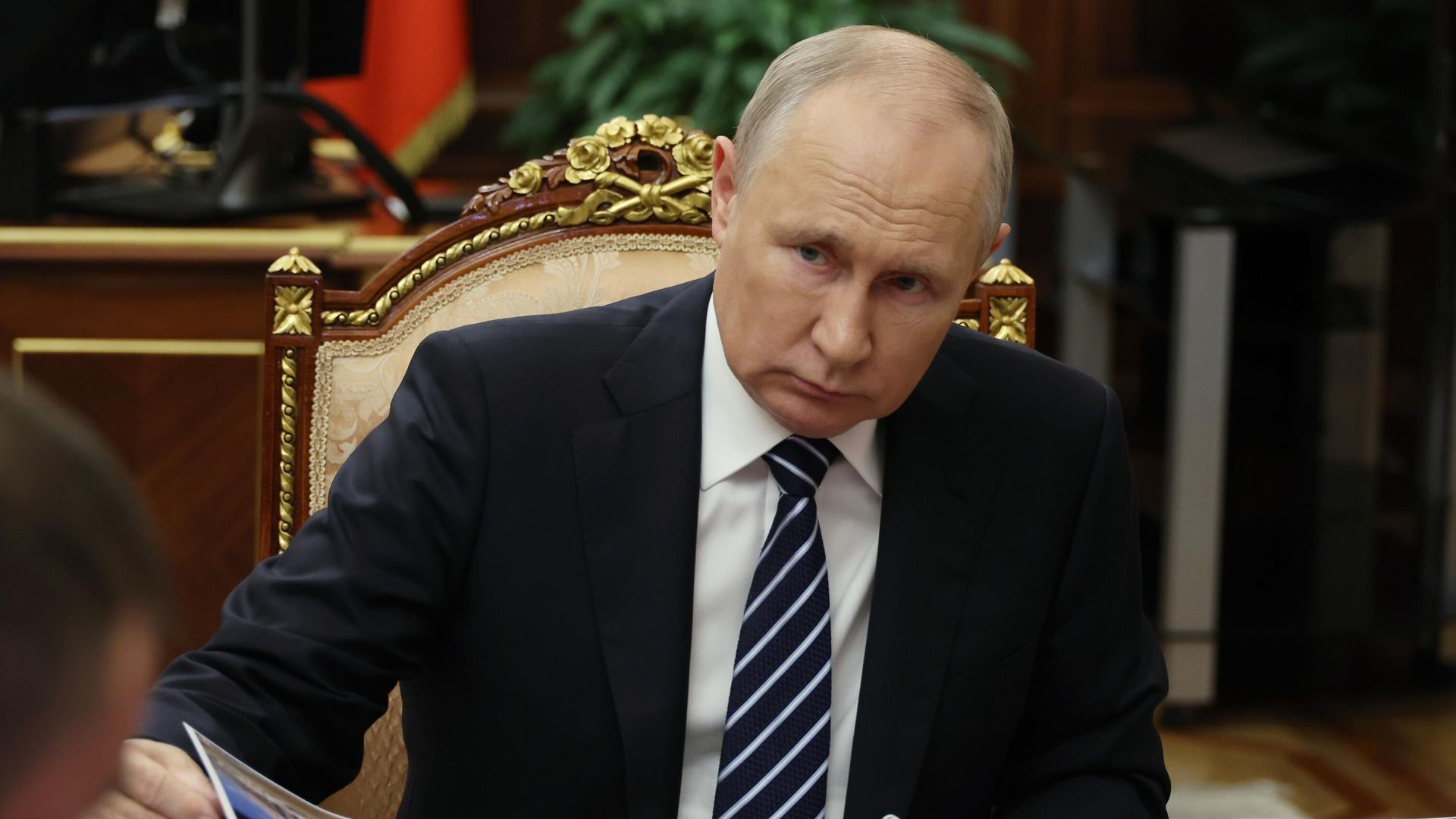Встреча президента РФ В. Путина и врио губернатор Омской области В. Хоценко - ИноСМИ, 1920, 26.10.2023