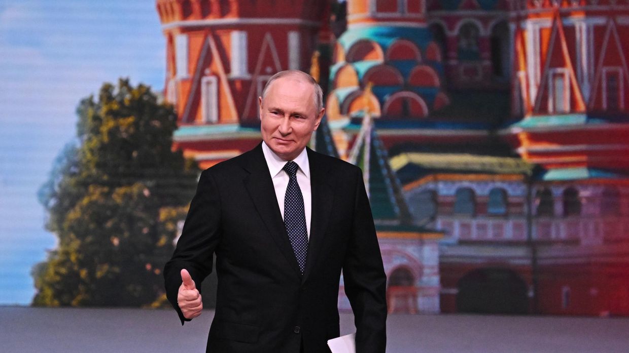 Президент РФ В. Путин принял участие в церемонии инаугурации мэра Москвы