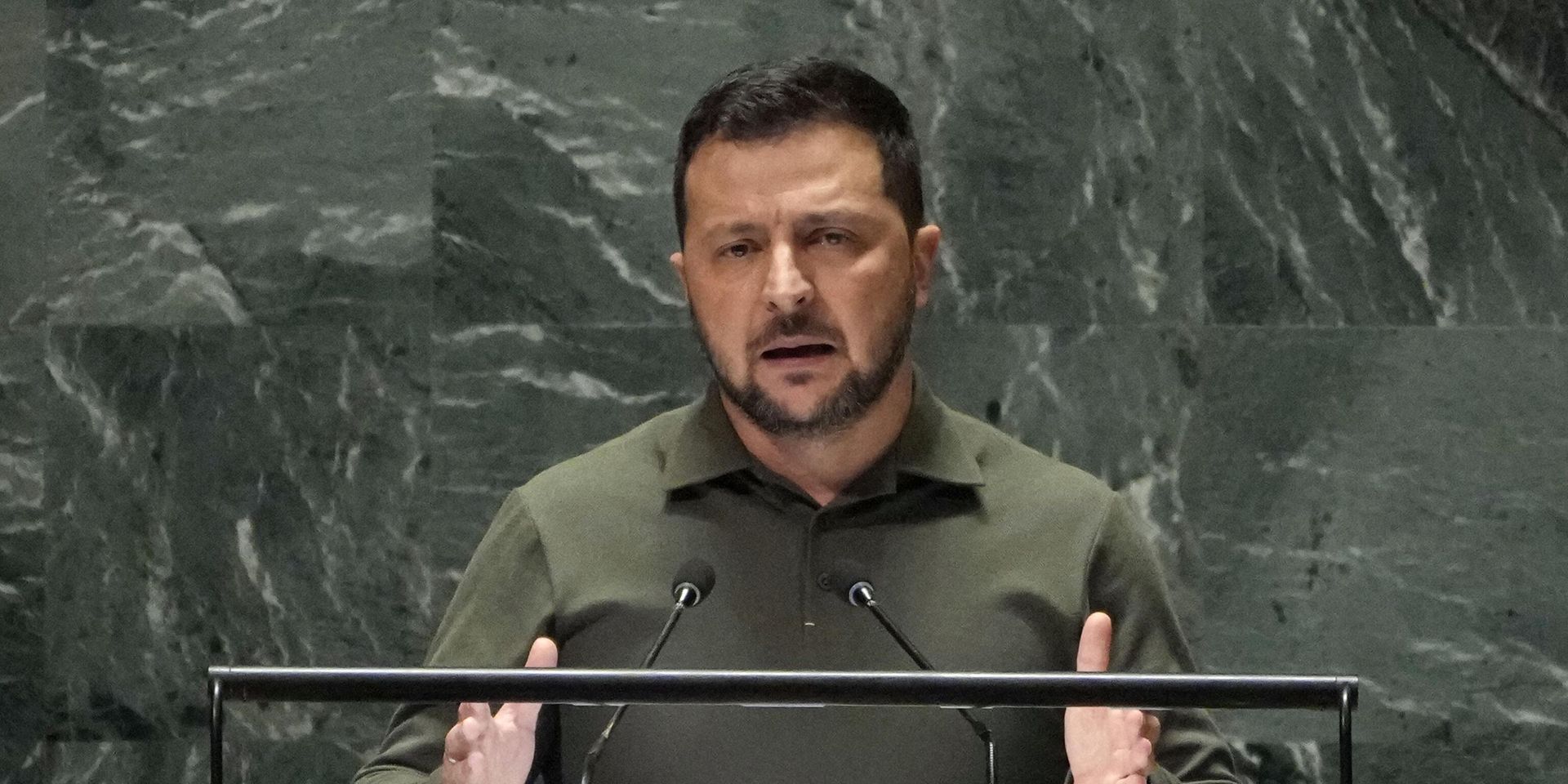 Президент Украины Владимир Зеленский выступает в ООН. 19 сентября 2023 года - ИноСМИ, 1920, 04.10.2024