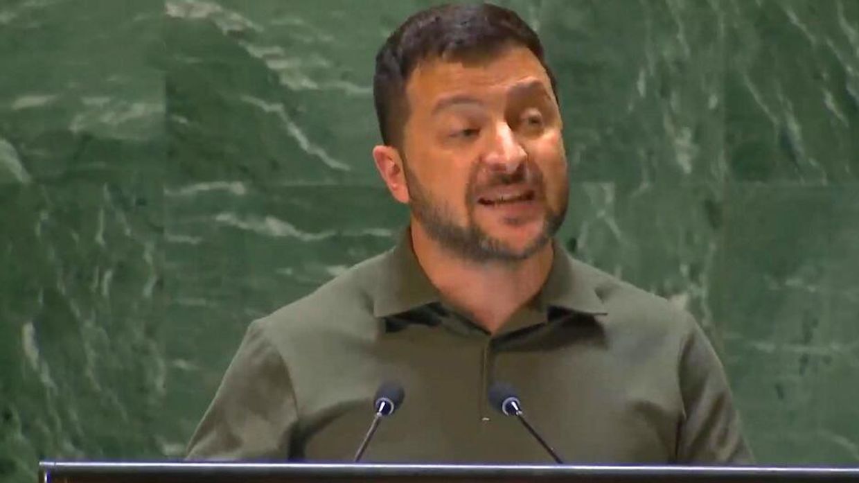 На Украине показали двух Зеленских на Генассамблее ООН
