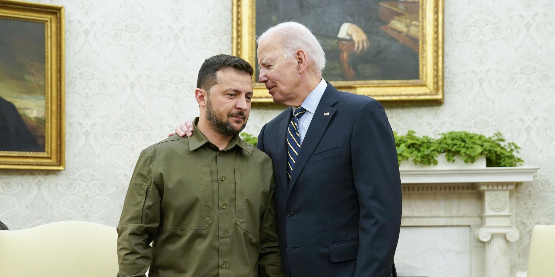 Президент Украины Владимир Зеленский во время встречи с президентом США Джо Байденом в Белом доме - ИноСМИ, 1920, 27.09.2023