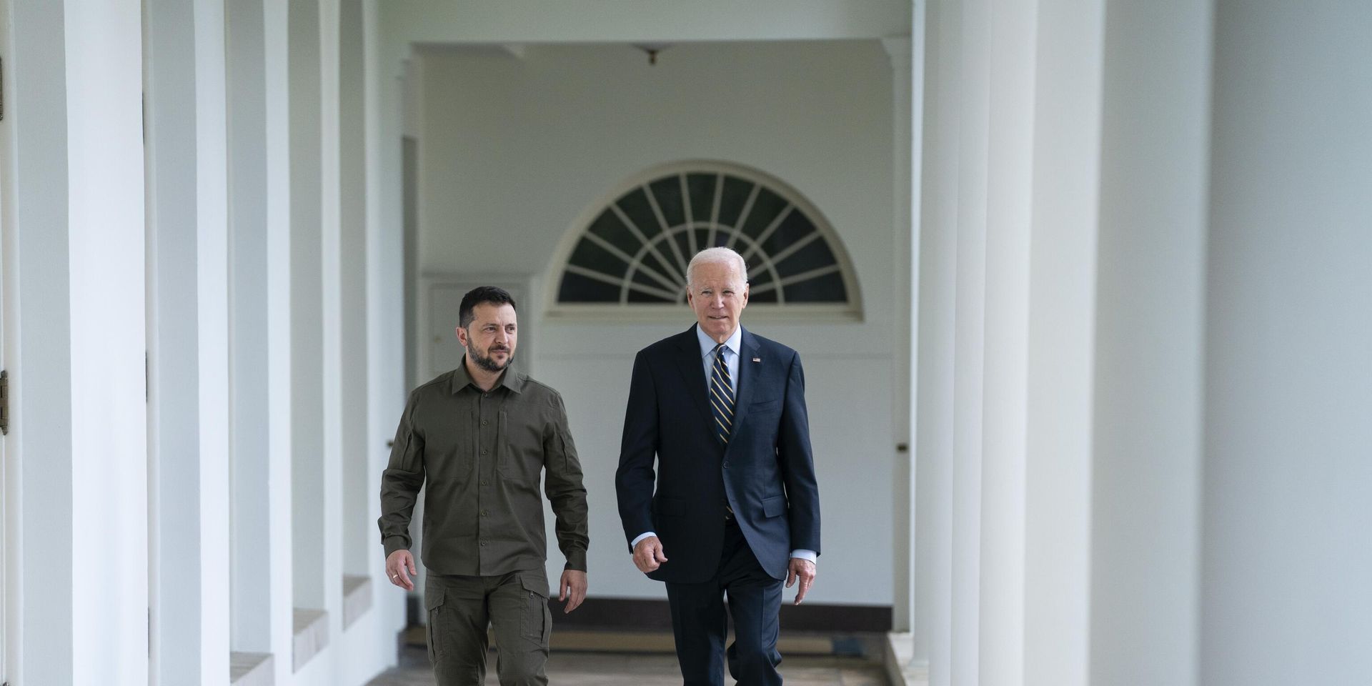 Президент Украины Владимир Зеленский во время встречи с президентом США Джо Байденом в Белом доме. 21 сентября 2023 года - ИноСМИ, 1920, 12.12.2023