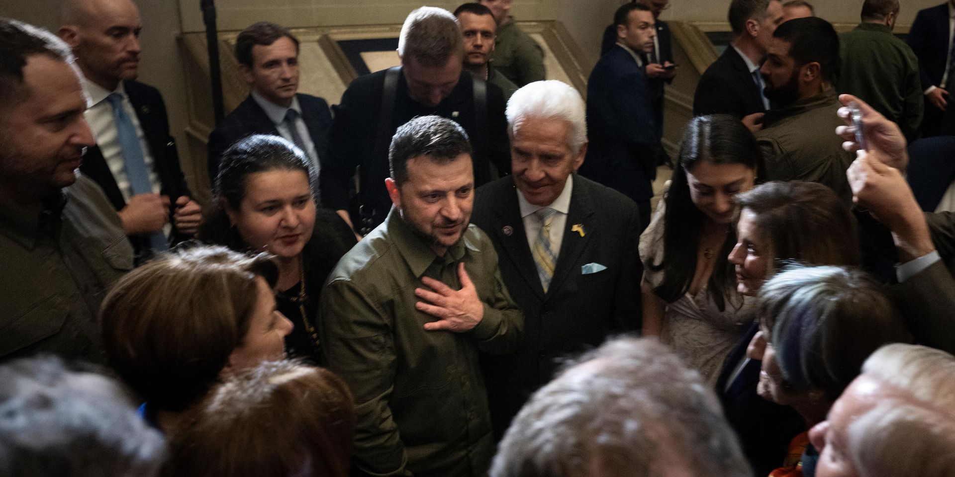 Президент Украины Владимир Зеленский во время визита в Вашингтон, США - ИноСМИ, 1920, 22.09.2023