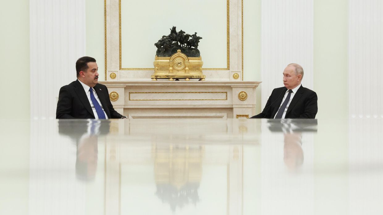 Встреча президента РФ В. Путина с премьер-министром Ирака М. ас-Судани 