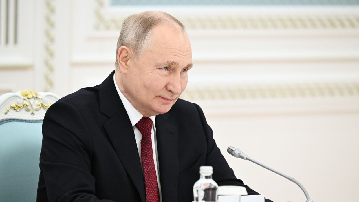 Визит президента РФ В. Путина в Казахстан