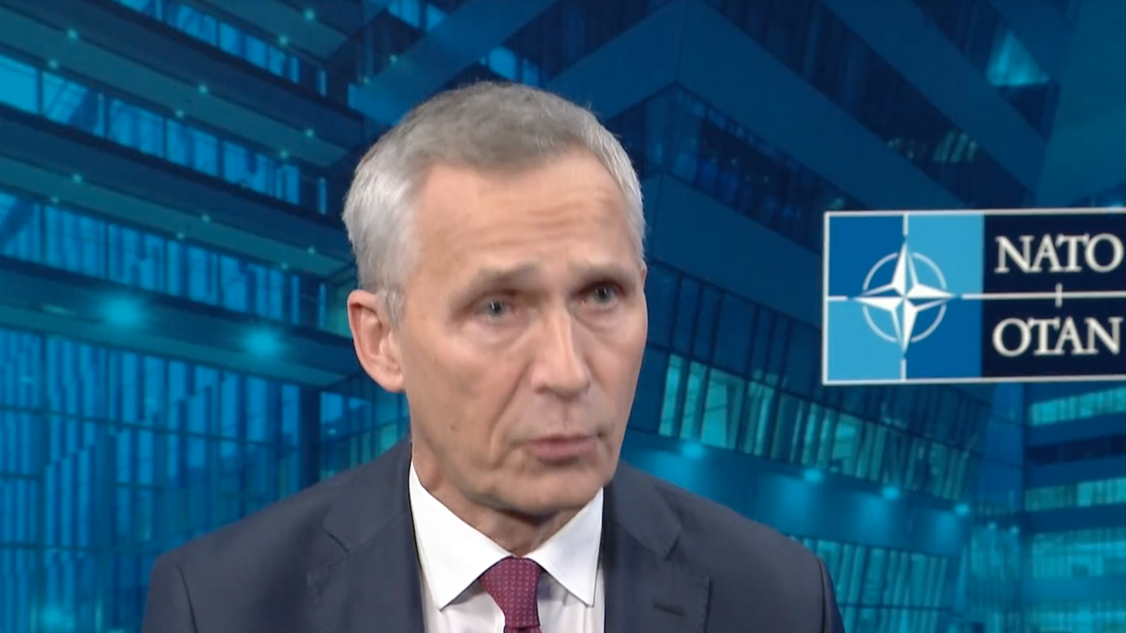 Генсек НАТО Йенс Столтенберг в интервью немецкому телеканалу Das Erste