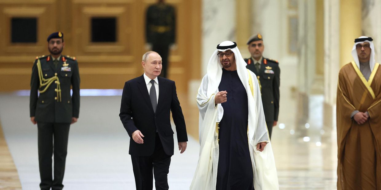 Визит президента РФ В. Путина в ОАЭ