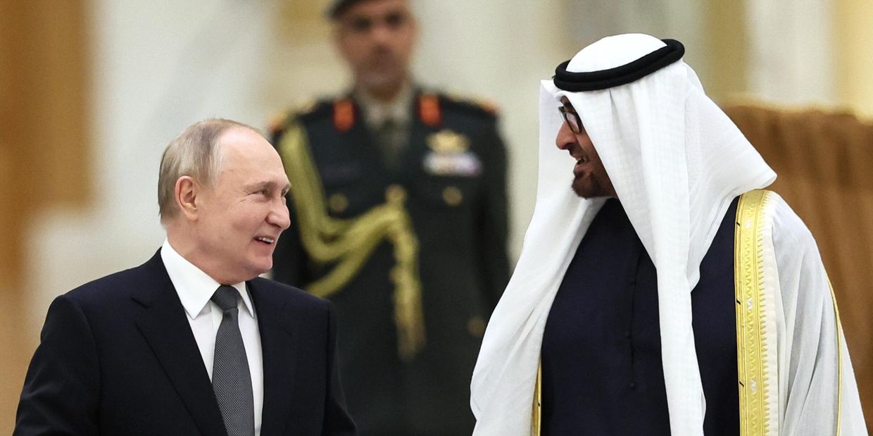 Визит президента РФ В. Путина в ОАЭ