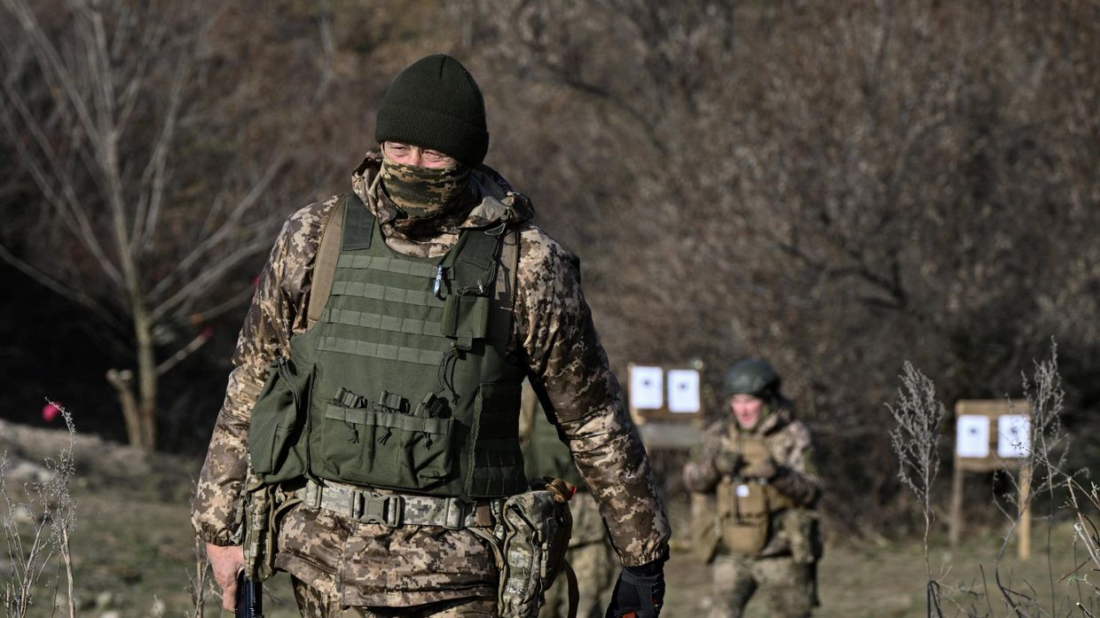 Украинский военный на востоке страны