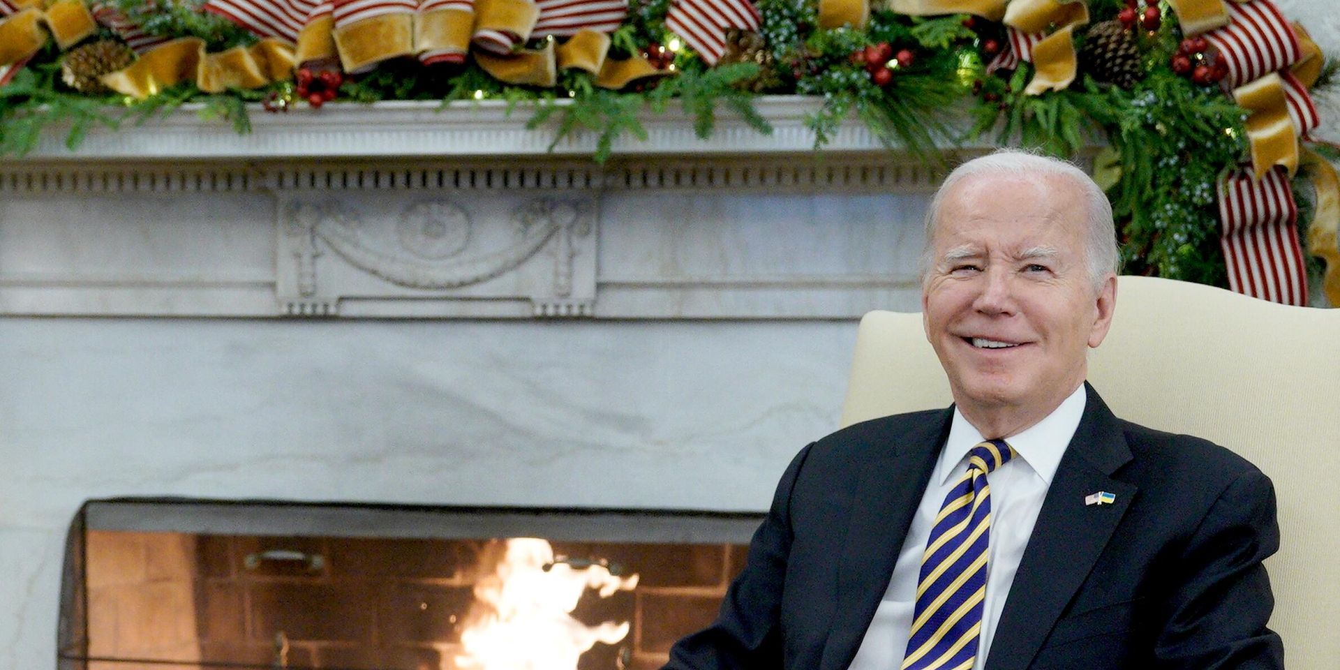 Президент США Джо Байден во время встречи с президентом Украины Владимиром Зеленским - ИноСМИ, 1920, 18.02.2024