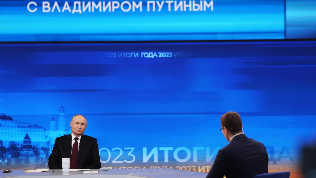 Прямая линия и большая пресс-конференция президента РФ В. Путина
