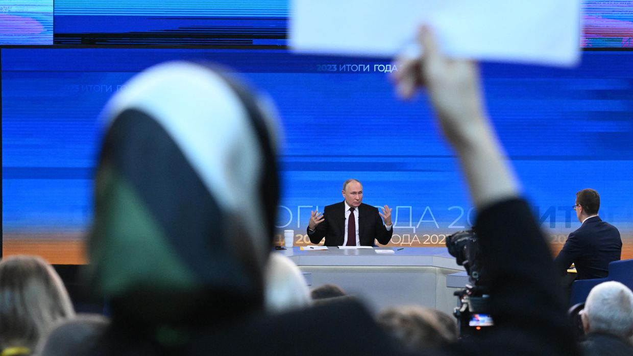 Прямая линия и большая пресс-конференция президента РФ В. Путина
