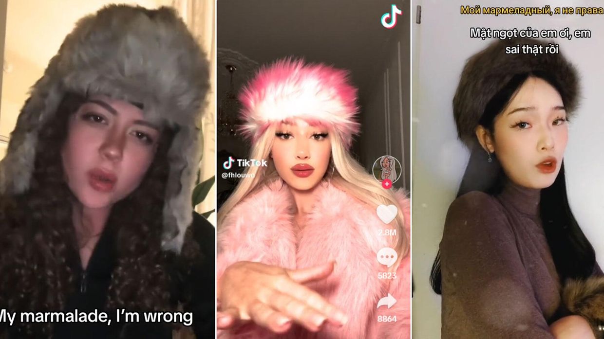 Кадры из социальной сети Tiktok