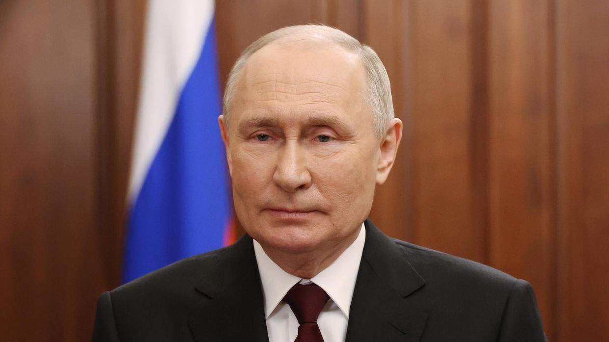 Видеообращение президента РФ В. Путина к участникам заседания Совета глав правительств СНГ