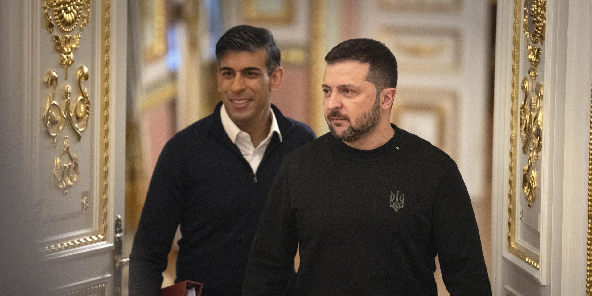 Премьер-министр Великобритании Риши Сунак и президент Украины Владимир Зеленский - ИноСМИ, 1920, 22.01.2024