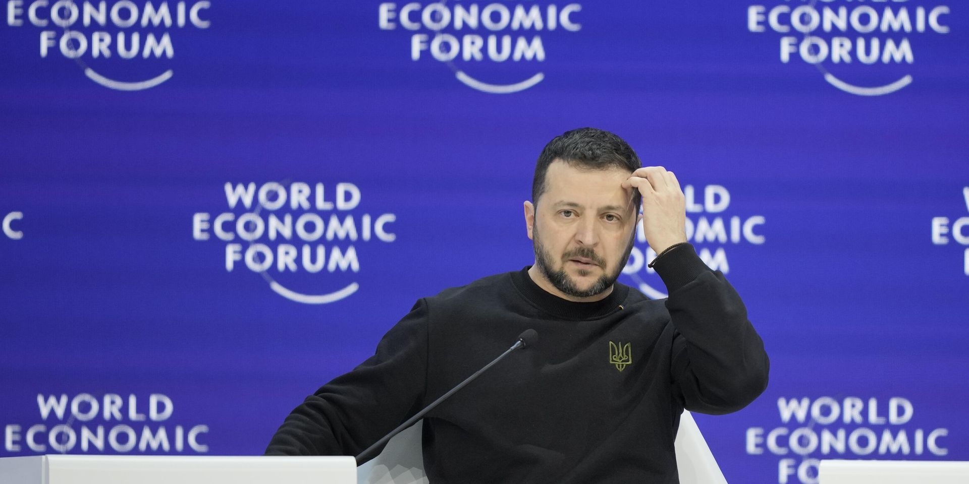 Президент Украины Владимир Зеленский в Давосе. 16 января 2024 года - ИноСМИ, 1920, 10.04.2025