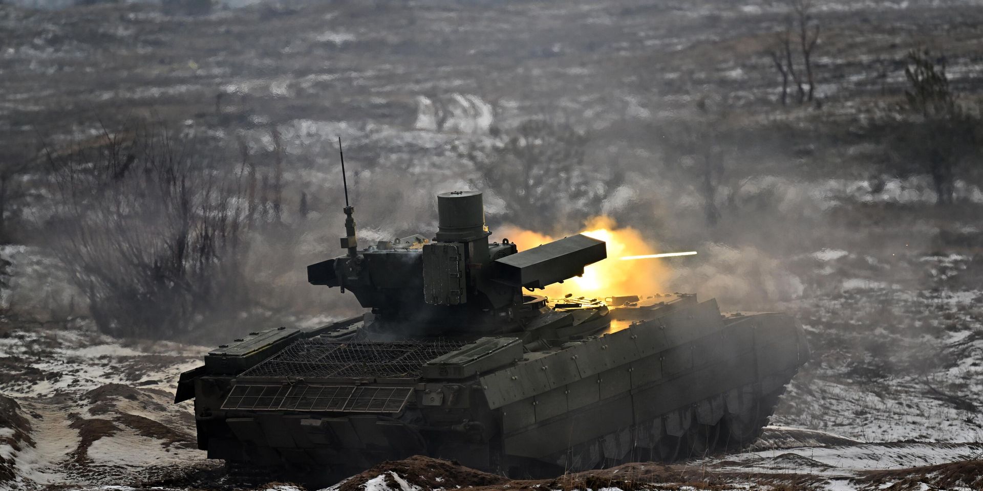 Военнослужащие ЦВО приступили к обучению на БМПТ Терминатор в зоне СВО - ИноСМИ, 1920, 03.03.2024