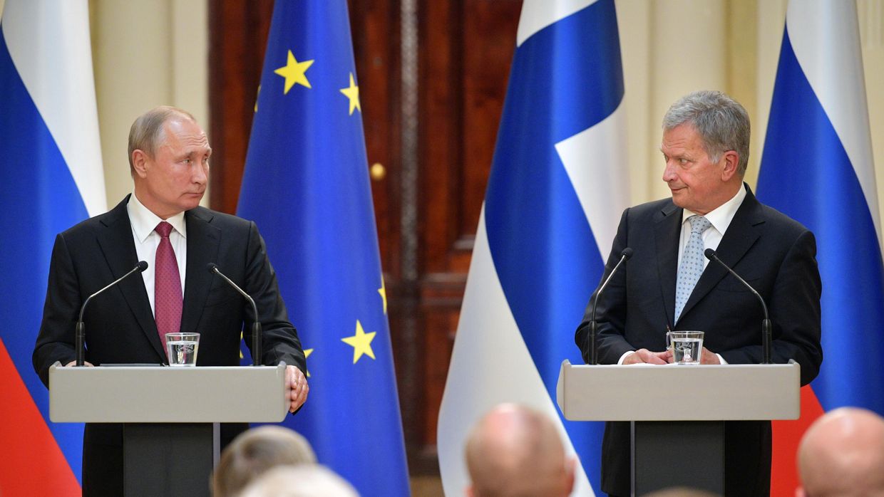 Рабочий визит президента РФ В. Путина в Финляндию