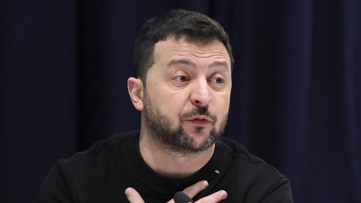 Президент Украины Владимир Зеленский на Мюнхенской конференции по безопасности. Архивная фотография