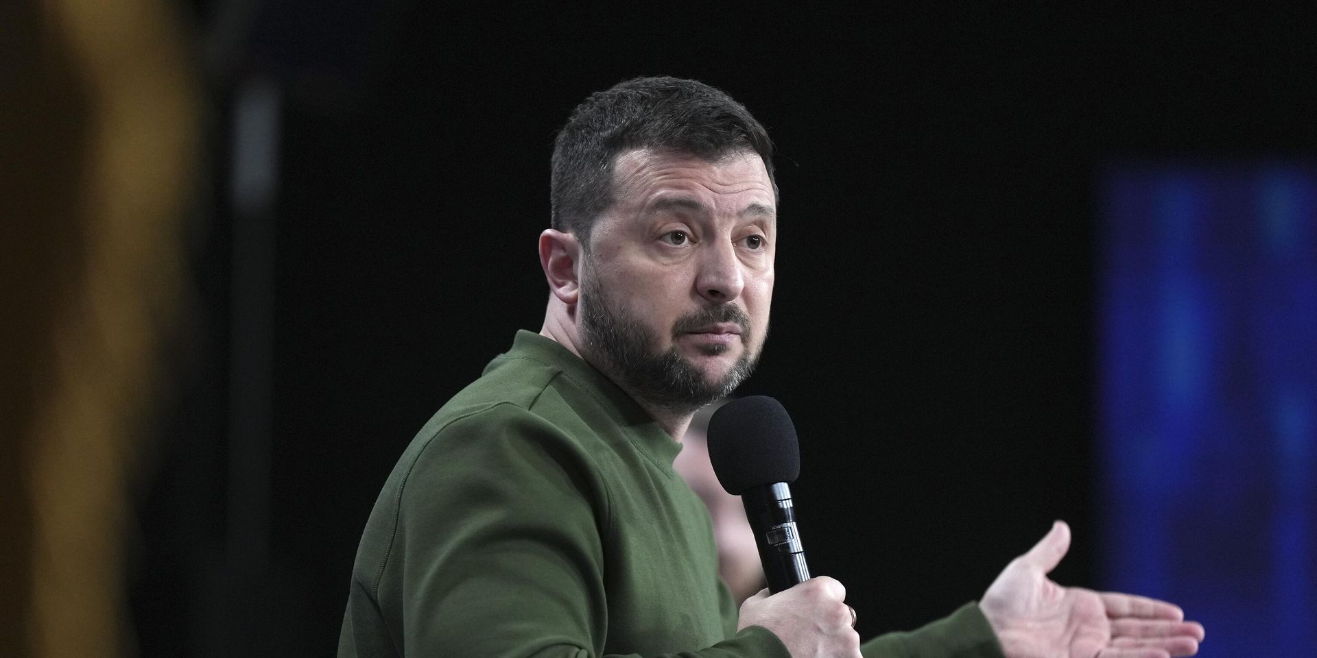 Президент Украины Владимир Зеленский на пресс-конференции в Киеве. Архивная фотография - ИноСМИ, 1920, 03.04.2024