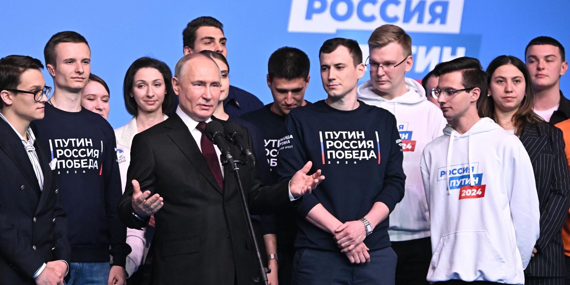 Владимир Путин встретился с доверенными лицами в избирательном штабе - ИноСМИ, 1920, 19.03.2024