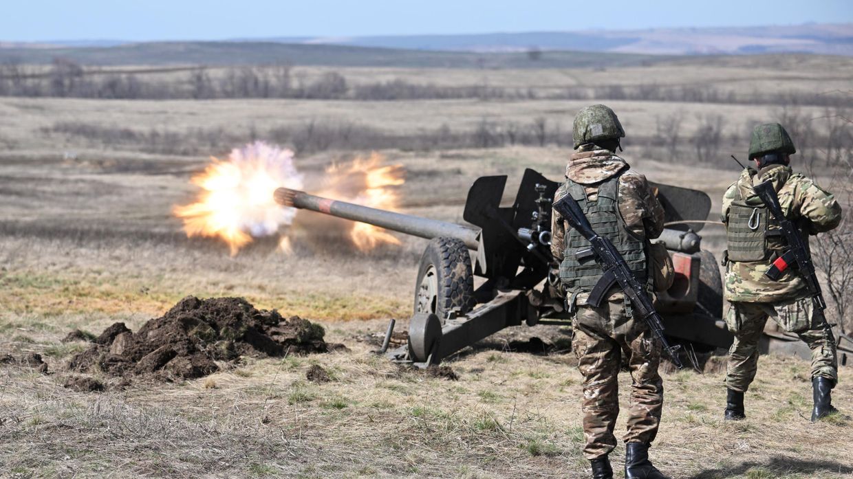 Боевая подготовка артиллеристов Южной группировки войск