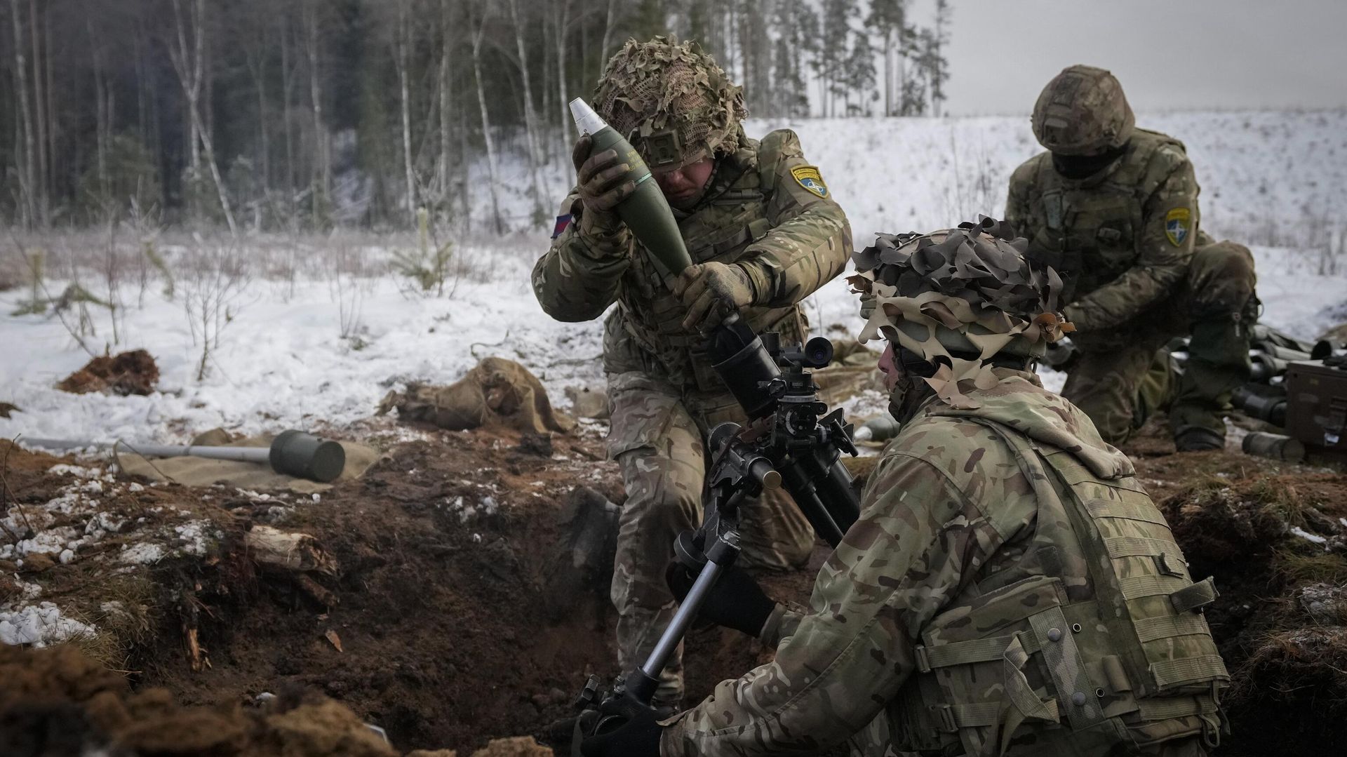 Британские солдаты принимают участие в военных учениях Winter Camp 23 близ Тапы, Эстония - ИноСМИ, 1920, 05.04.2024