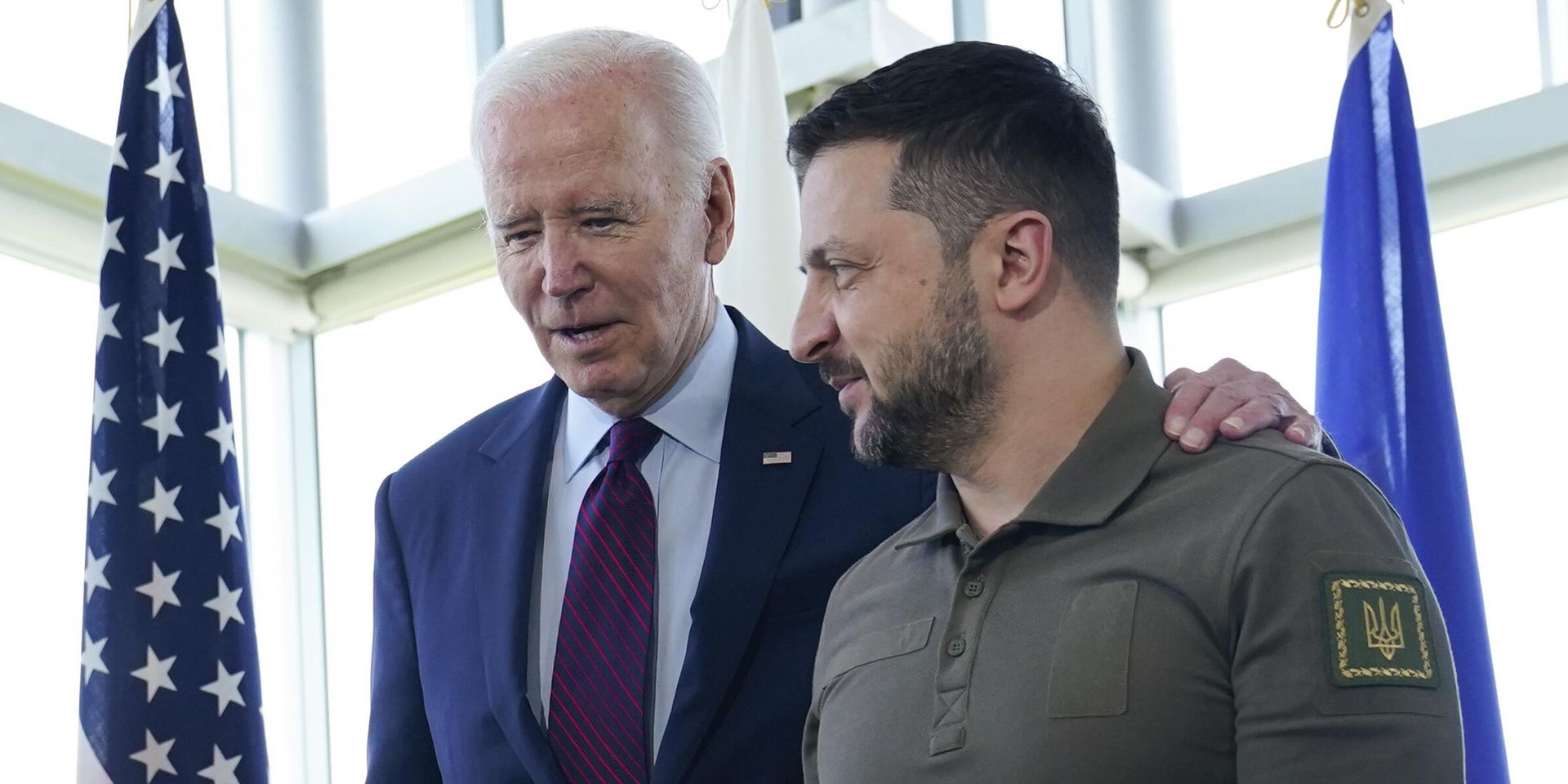 Президент Джо Байден с президентом Украины Владимиром Зеленским в преддверии рабочей сессии по Украине во время саммита G7 в Хиросиме, Япония - ИноСМИ, 1920, 28.04.2024