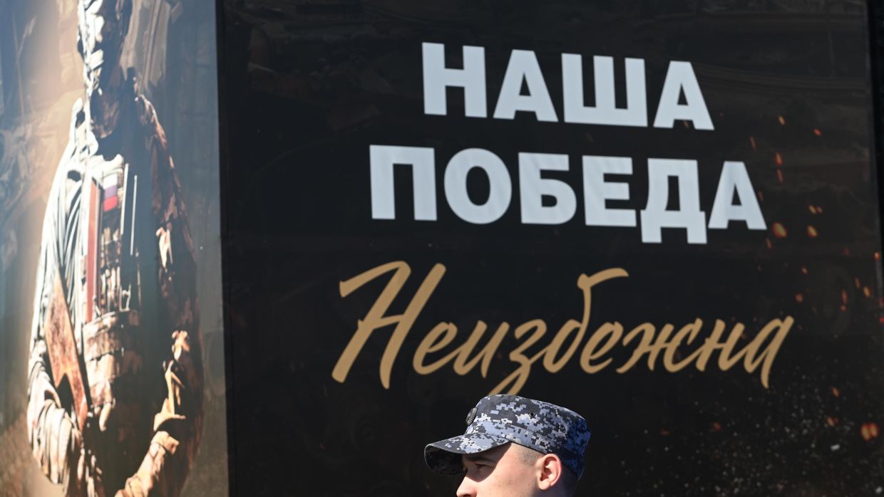 Выставка трофейного вооружения и техники на Поклонной горе