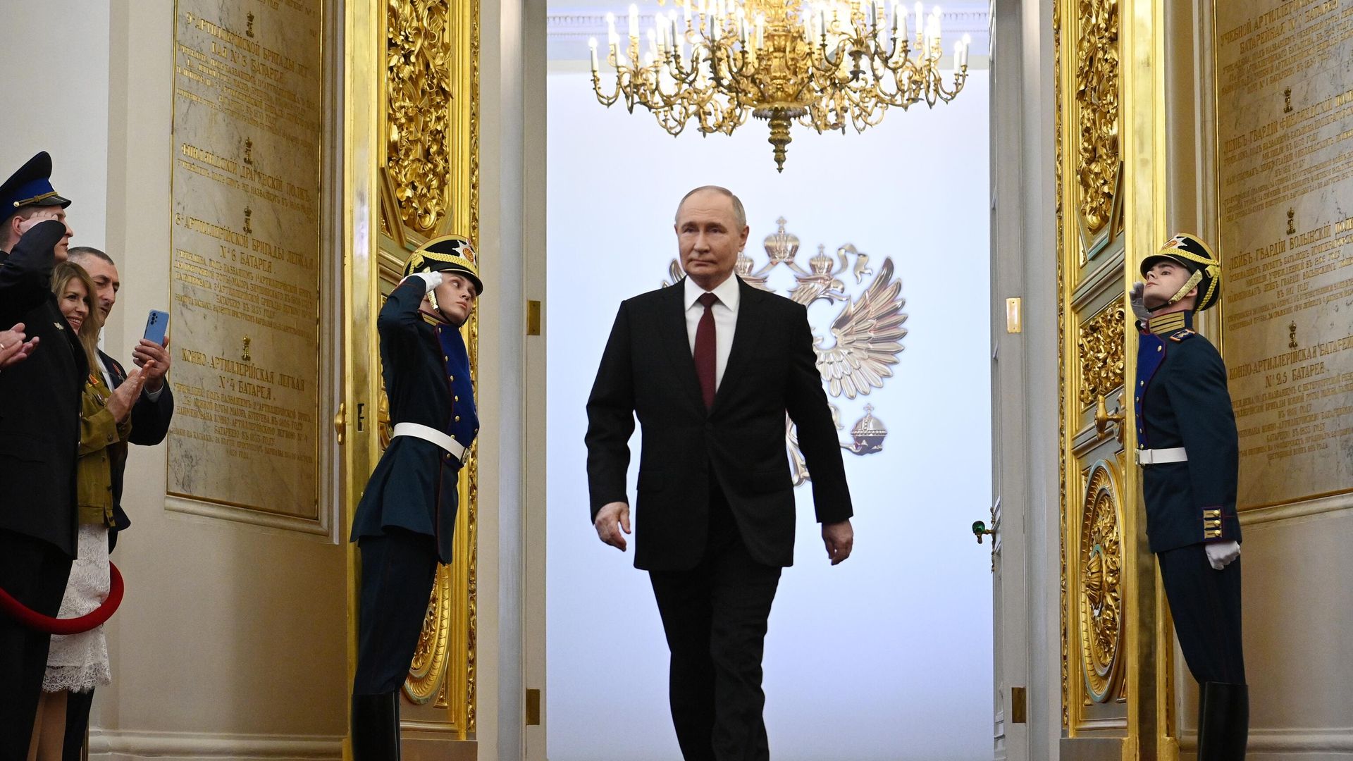 Инаугурация президента РФ Владимира Путина - ИноСМИ, 1920, 08.05.2024