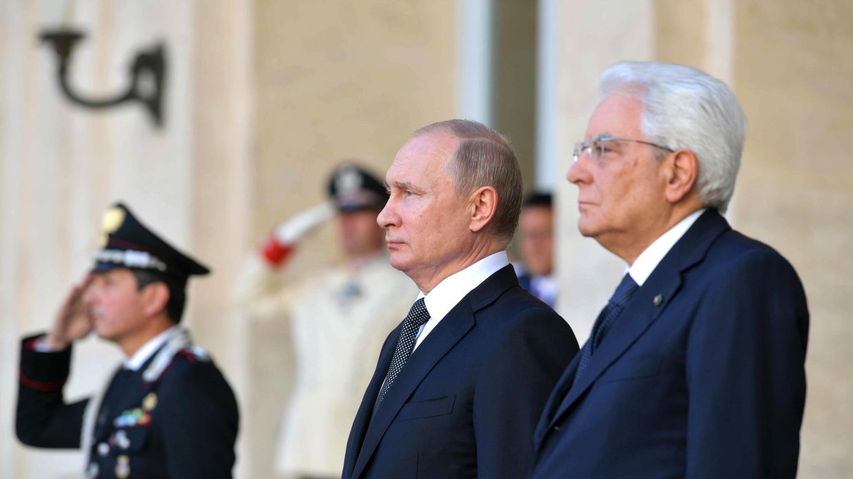 Официальный визит президента РФ В. Путина в Италию