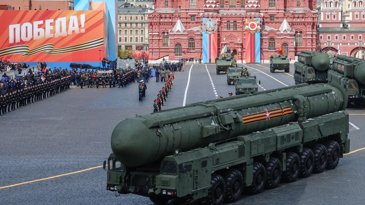Автономная пусковая установка ПГРК Ярс на военном параде на Красной площади в честь 79-летия Победы в Великой Отечественной войне