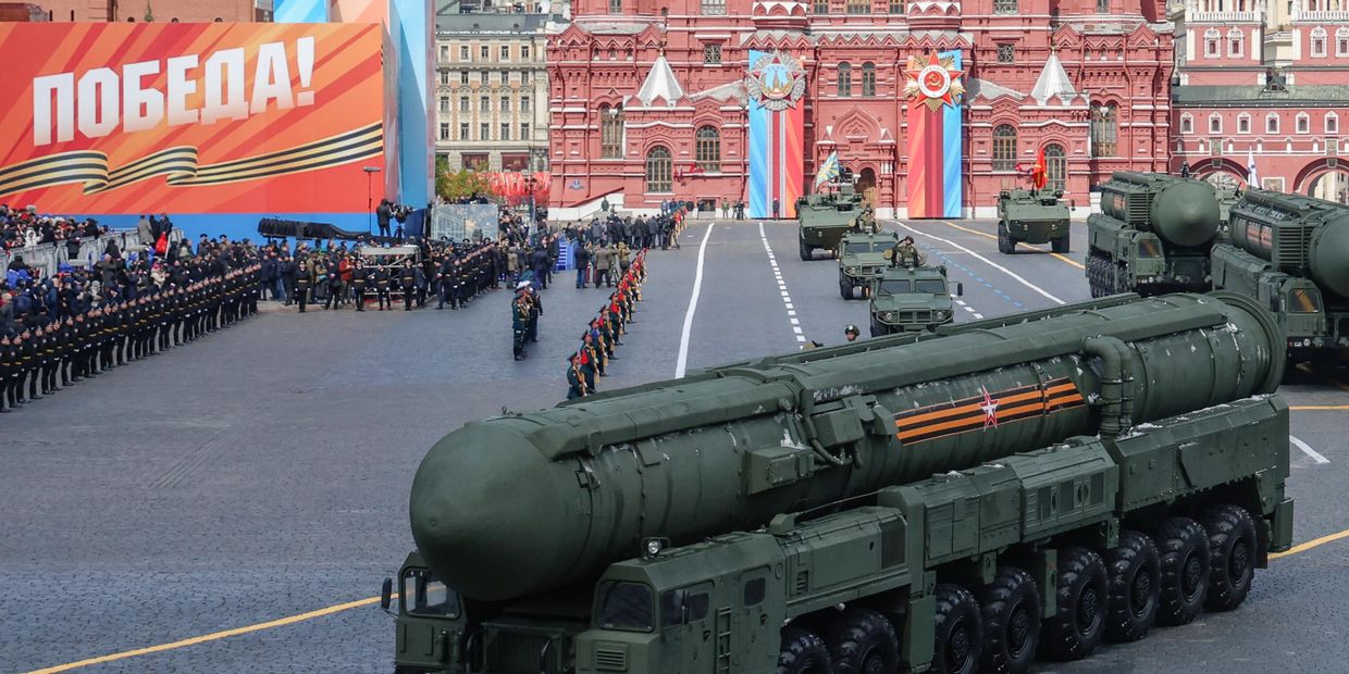 Автономная пусковая установка ПГРК Ярс на военном параде на Красной площади в честь 79-летия Победы в Великой Отечественной войне