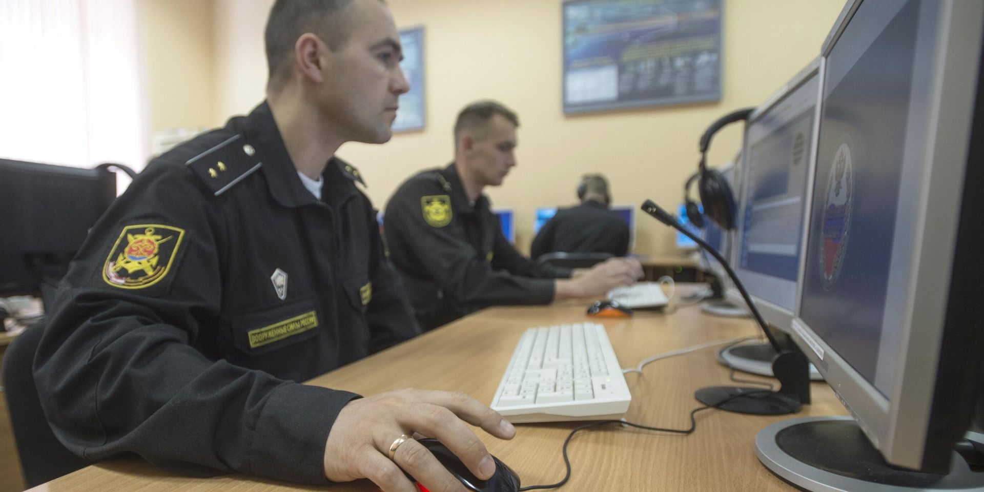 Класс изучения азбуки Морзе в объединенном учебном центре ВМФ РФ в Санкт-Петербурге - ИноСМИ, 1920, 19.05.2024