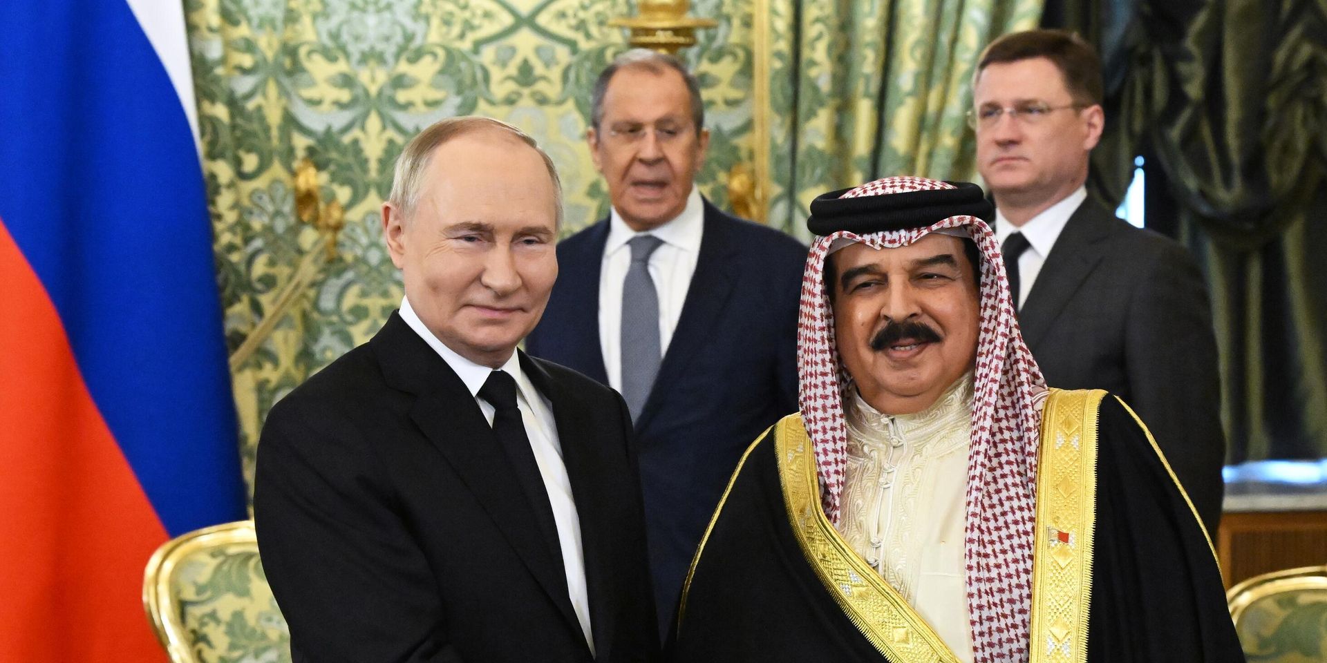 Президент Владимир Путин встретился с королем Бахрейна Хамадом Бен Исой Аль Халифой - ИноСМИ, 1920, 24.05.2024