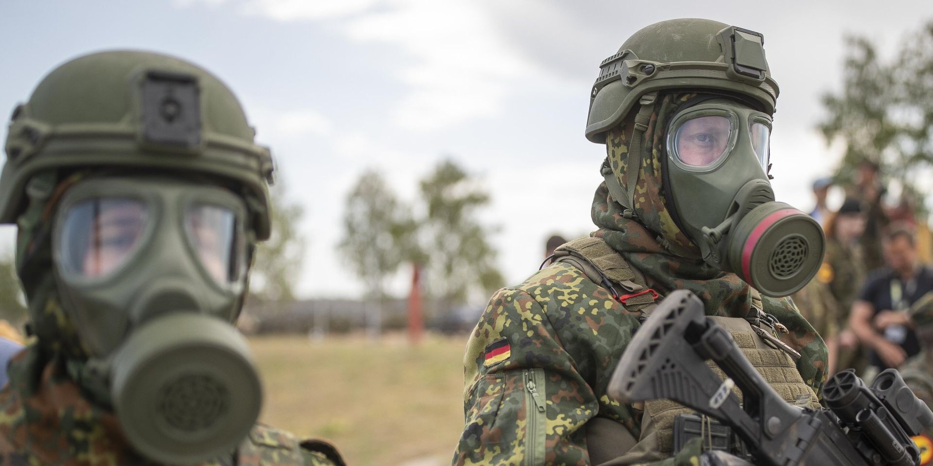 Немецкие солдаты принимают участие в международных военных учениях Большая квадрига 2024 на полигоне в Пабраде, к северу от Вильнюса, Литва, 29 мая 2024 года. - ИноСМИ, 1920, 19.08.2026