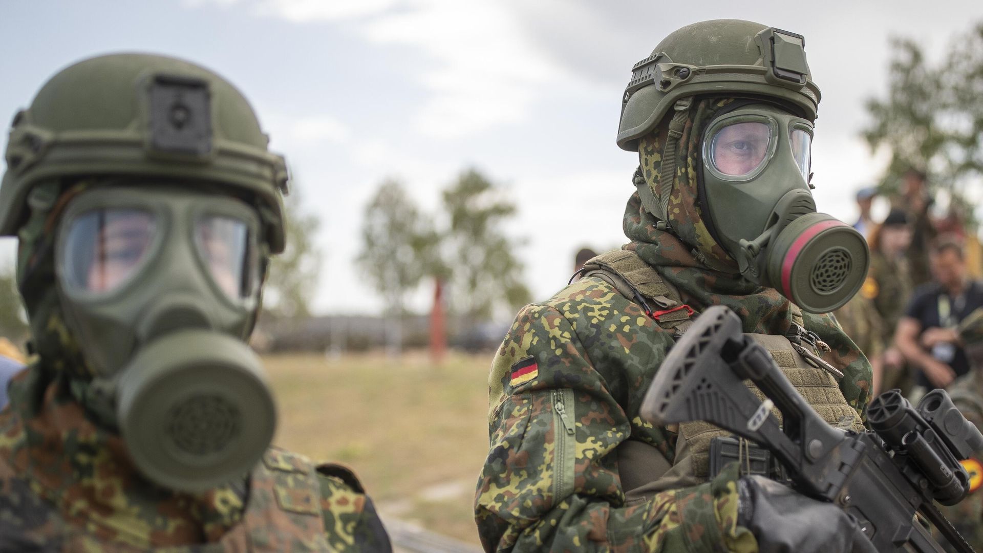 Немецкие солдаты принимают участие в международных военных учениях Большая квадрига 2024 на полигоне в Пабраде, к северу от Вильнюса, Литва, 29 мая 2024 года. - ИноСМИ, 1920, 12.10.2025