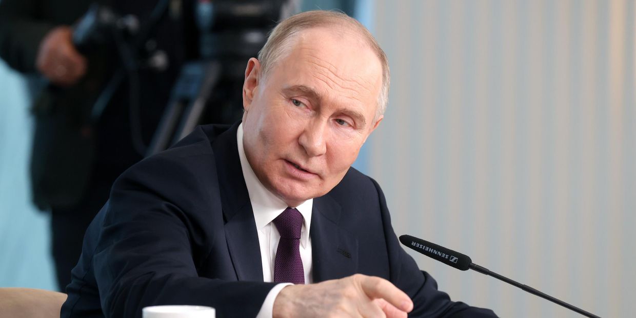 Рабочая поездка президента Владимира Путина в Санкт-Петербург