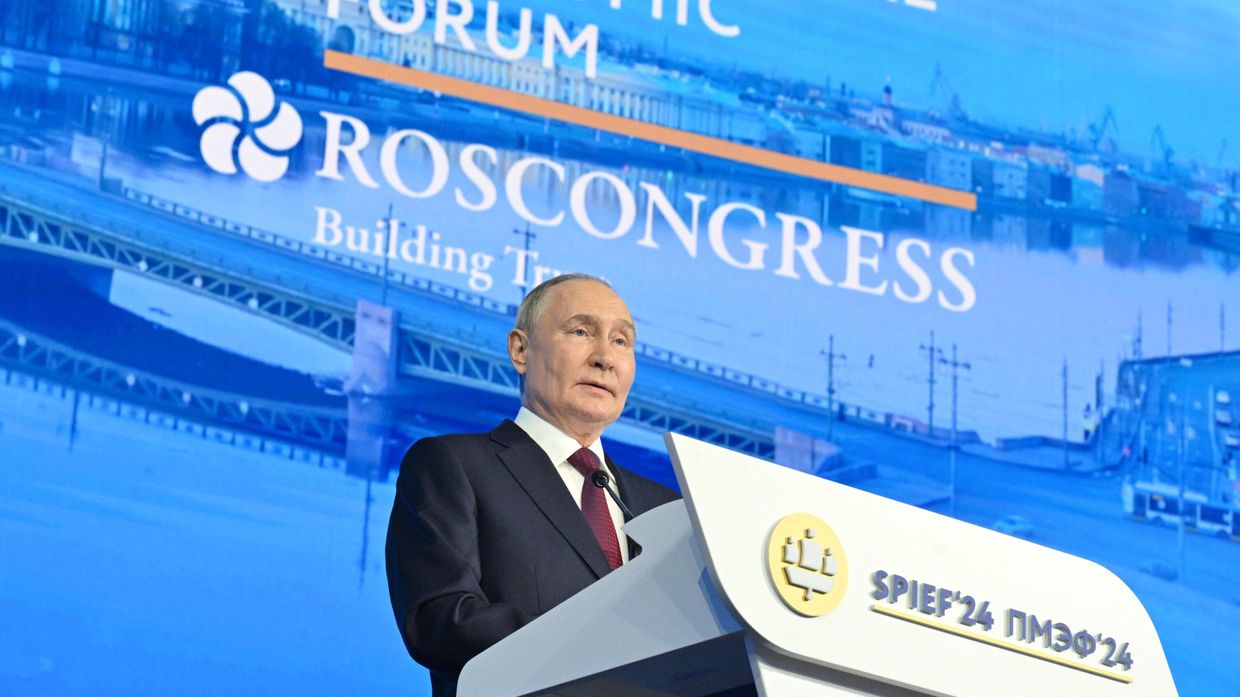 Выступление Путина на пленарном заседании ПМЭФ