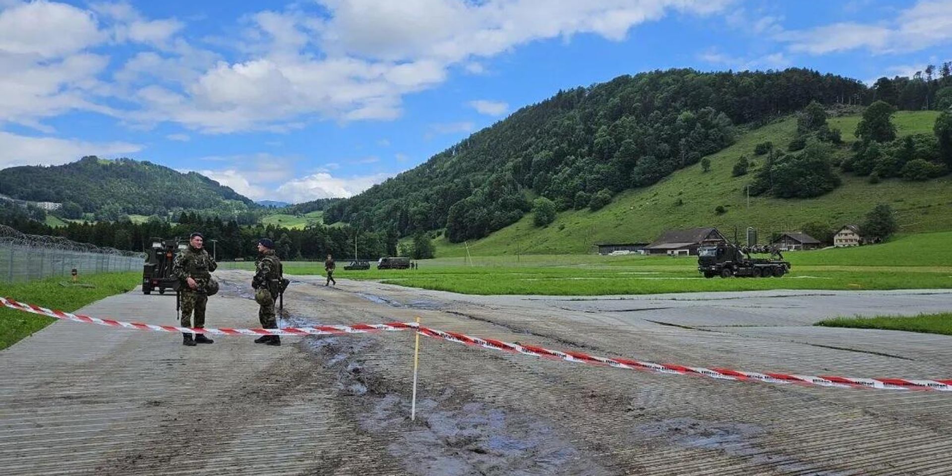 Швейцарские военные охраняют место проведения мирной конференции по Украине на курорте Бюргеншток - ИноСМИ, 1920, 28.10.2024