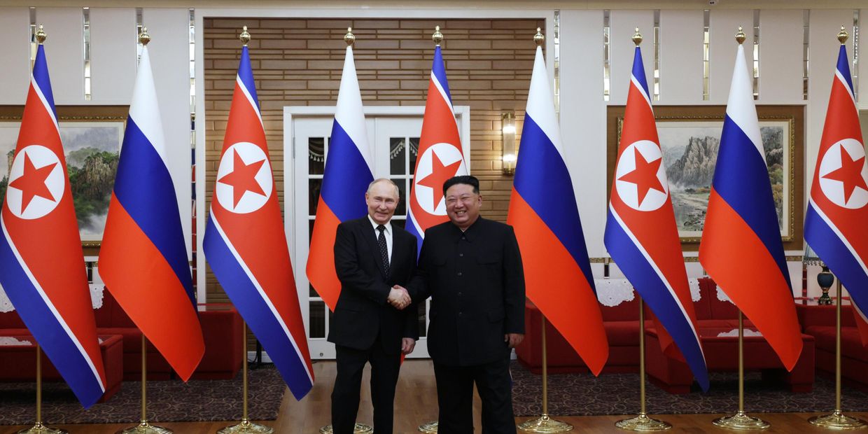 Дружественный государственный визит президента Владимира Путина в КНДР